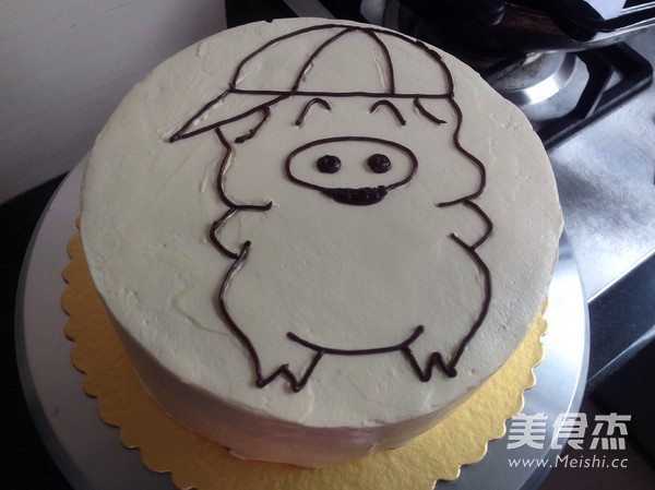 Mcdull Pig Birthday Cake recipe