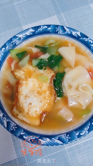 Fried Egg Noodle Soup recipe