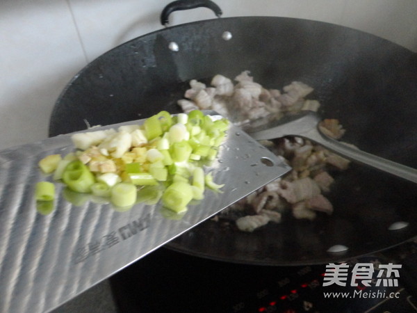 Braised Noodles with Beans recipe