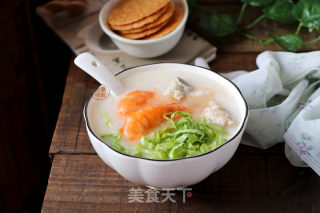 Pork Ribs and Shrimp Congee recipe