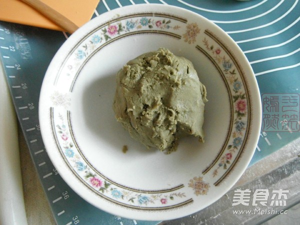 Matcha Mung Bean Crisp recipe