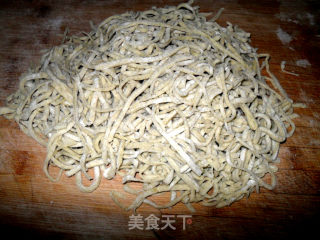 Hand-made Noodles "sesame Leaf Mixed Noodles" recipe