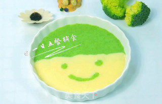 Broccoli Egg Yolk Rice Paste recipe