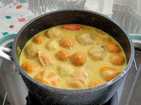 Cheese Curry Meatballs recipe