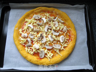 Pumpkin Pie Embryo Bacon Pizza-breakfast in Half An Hour recipe