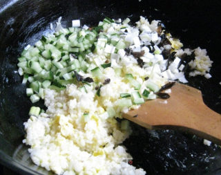 Breakfast for One Person--simple Version of Egg Fried Rice recipe