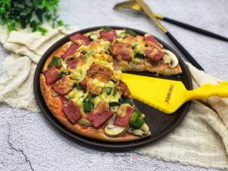 Vegetable Ham Pizza recipe