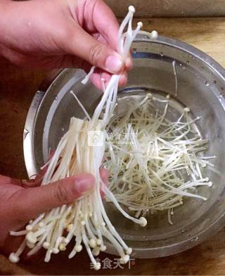 Spicy Enoki Mushroom recipe