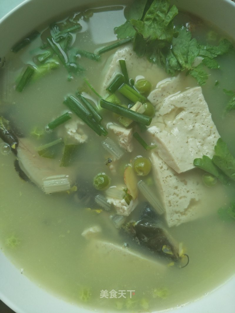 Yellow Spicy Ding Tofu Soup recipe