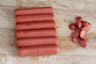 Hot Dog Flower Shaped Bread recipe