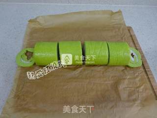 #aca Baking Star Competition# Spinach and Yam Mud Cake Roll recipe