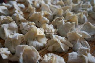 Big Wontons with Pork and Leek recipe