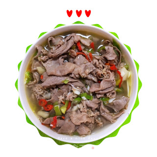 Sour Soup with Beef recipe