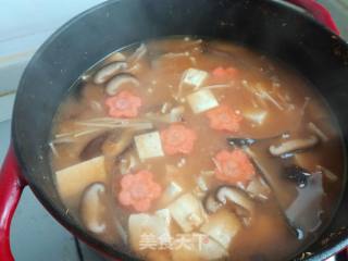 Mushroom Tofu Miso Soup recipe