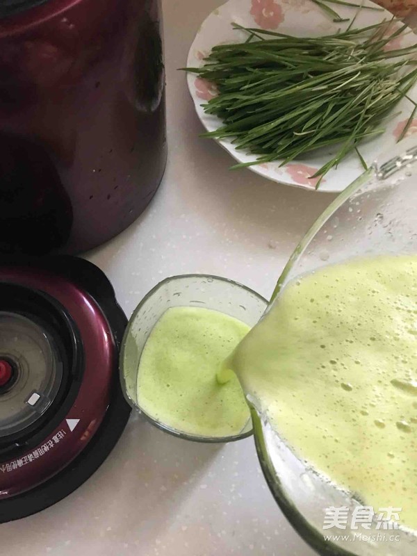 The Taste of Spring-wheat Juice recipe