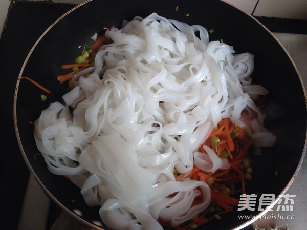 Fried Rice Noodles recipe