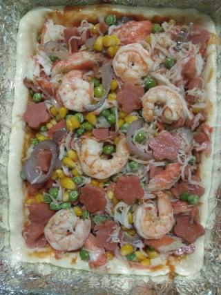 Seafood Pizza recipe