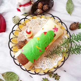 Christmas Tree Cake Roll recipe