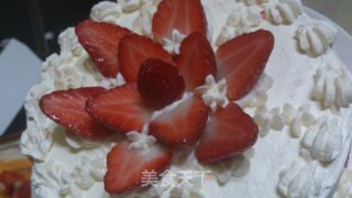 Strawberry Butter Decorating Cake recipe