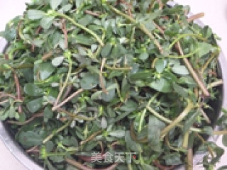 Portulaca Dumpling (bun) recipe