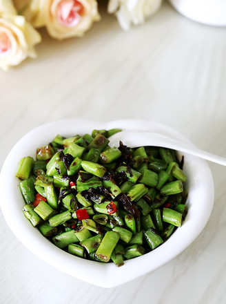 Stir-fried String Beans with Rich Sweet Olive Vegetables