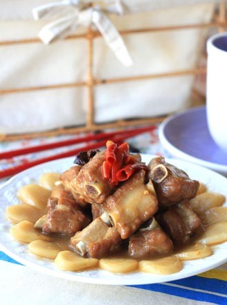 Rice Cake Stewed Ribs recipe