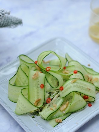 Refreshing Cucumber Salad with Goddess Dressing