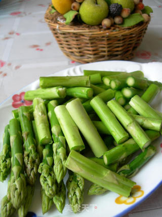Asparagus Mixed with Shrimp recipe