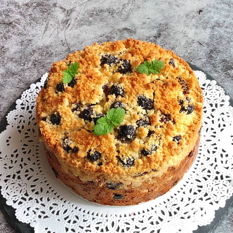 Blueberry Cheese Muffin Cake