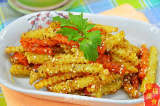 Happiness Food: Spicy and Happy Spiral Strips recipe