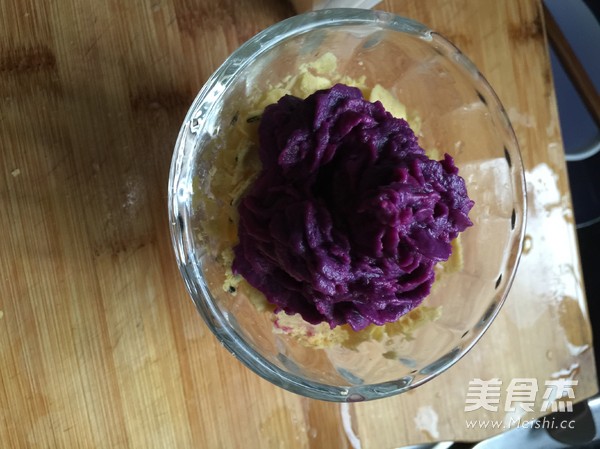 Meringue Purple Potato Mashed recipe