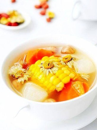 Corn Yam Chrysanthemum Soup
