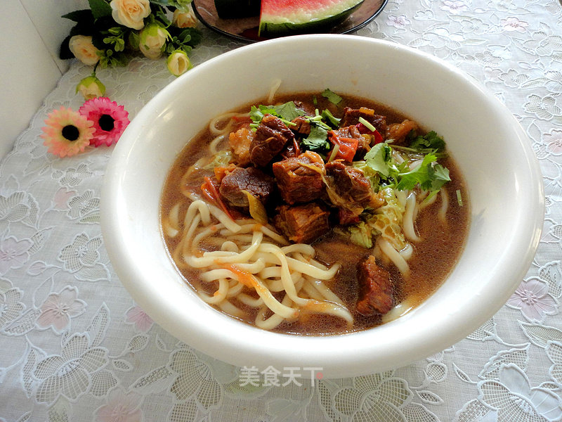 Tomato Beef Noodle recipe