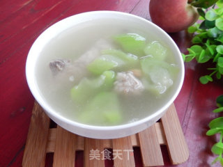 Loofah Pork Bone Soup recipe