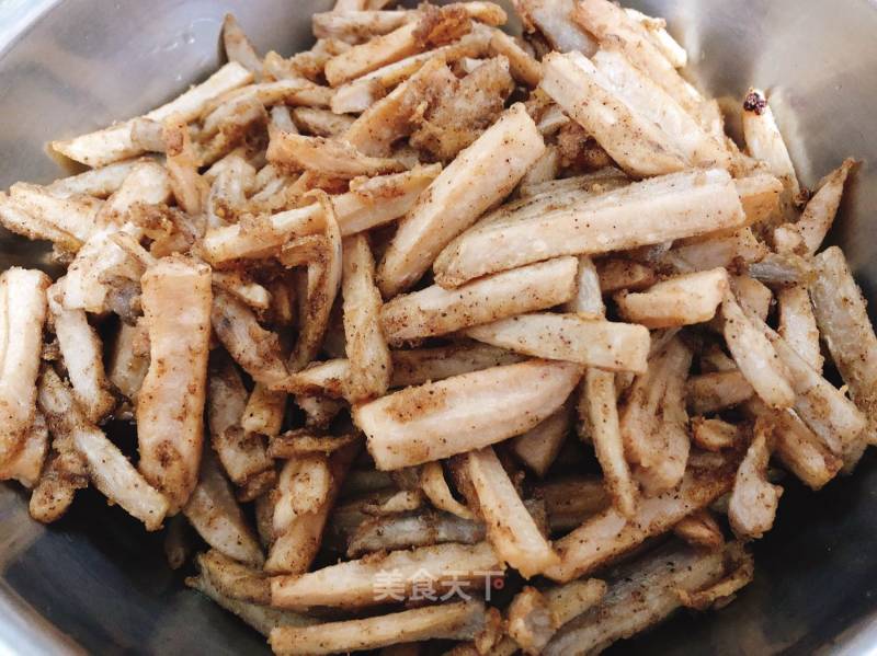 Fried Lotus Sticks recipe