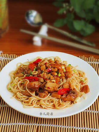 Kung Pao Chicken Noodles recipe