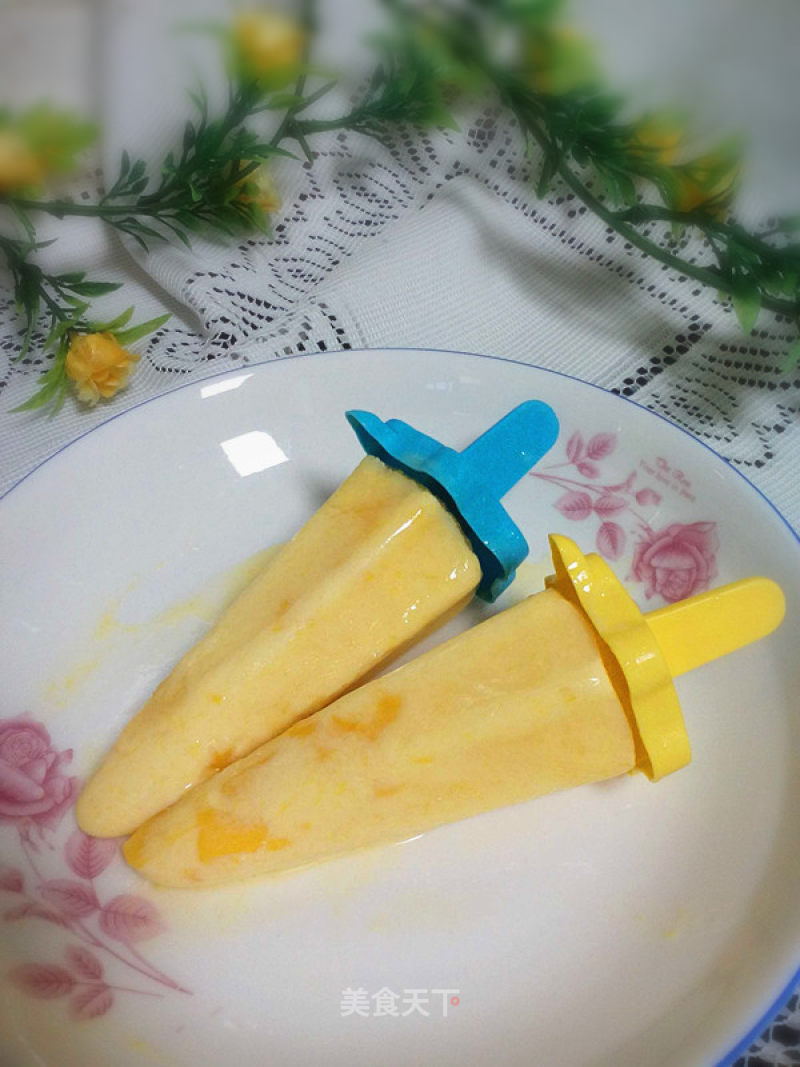 Yogurt Mango Popsicles recipe
