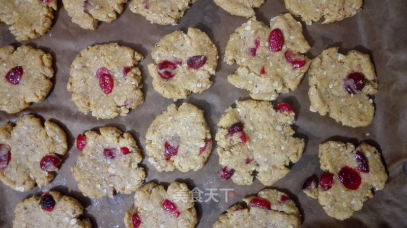 #aca烤明星大赛# Cranberry Oatmeal Cookies recipe