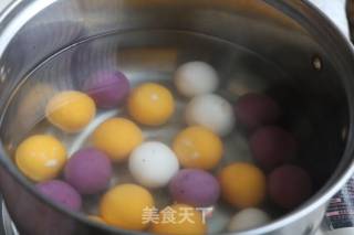 Colorful Glutinous Rice Balls recipe