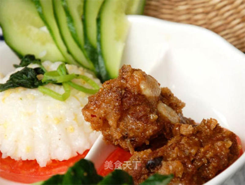 Steamed Pork Ribs with Black Bean Sauce Powder recipe