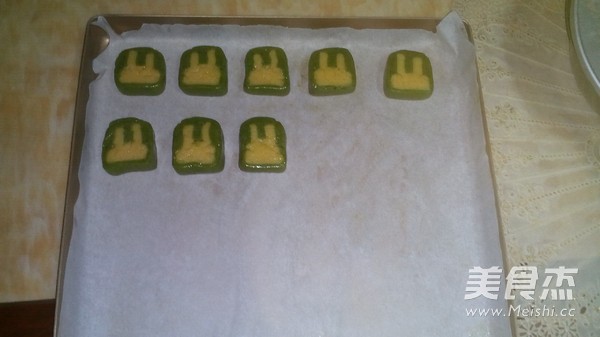 Matcha Cute Rabbit Cookies recipe