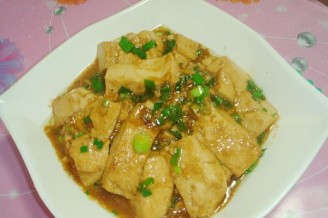 Braised Tofu with Abalone Sauce recipe