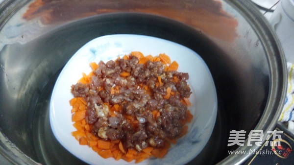 Carrot Steamed Meatloaf recipe