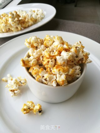 #trust之美# Caramel Popcorn (zero Failure Dry-fried Caramel Microwave Popcorn Version) recipe