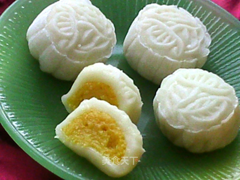 Mango Coconut Snowy Mooncake recipe