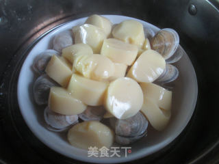 Sakura Jade Tofu Steamed Round Clams recipe