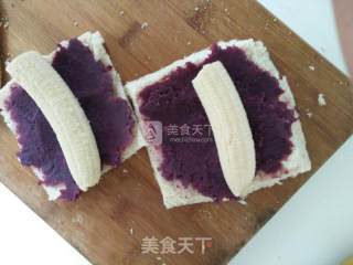 Banana Purple Sweet Potato Roll recipe