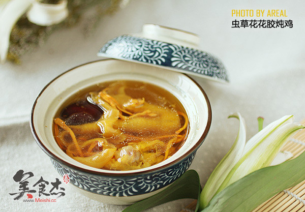 Stewed Chicken with Cordyceps Flower Maw recipe