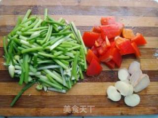 Wild Leek Moss Twice-cooked Pork recipe