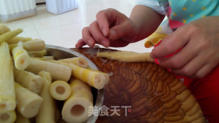 Auspicious Stuffed Spring Bamboo Shoots recipe